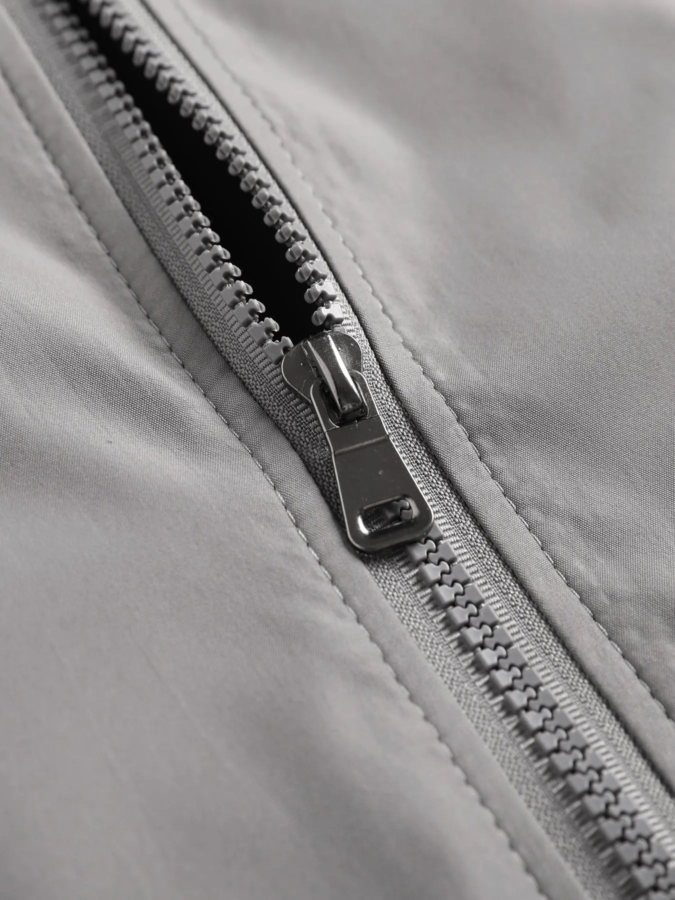Men's Thin Stand Collar Casual Jacket Solid Color
