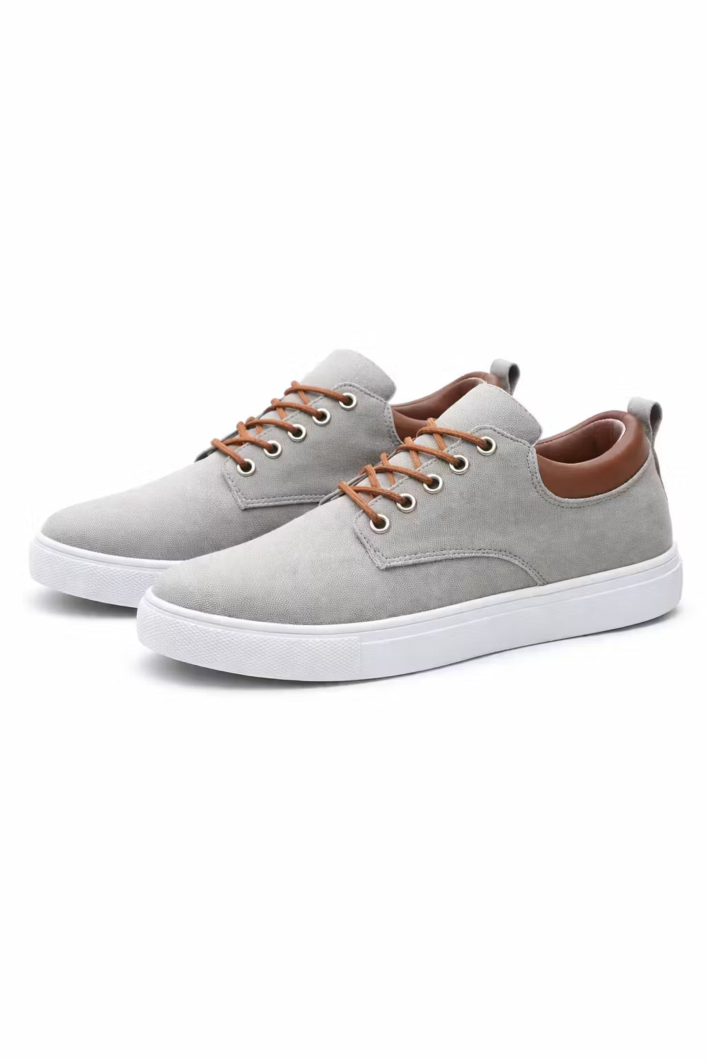 Men's Low-Top Sneakers With Contrast Collar
