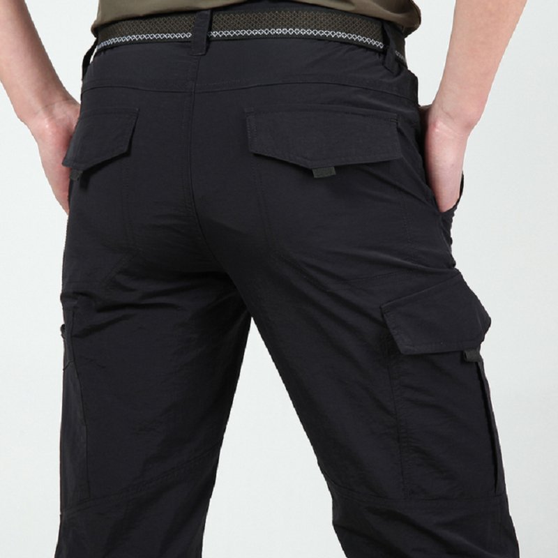 Men's Comfortable Casual Pants With Elastic Waistband