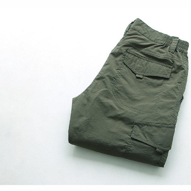 Side view of relaxed men's pants for everyday comfort