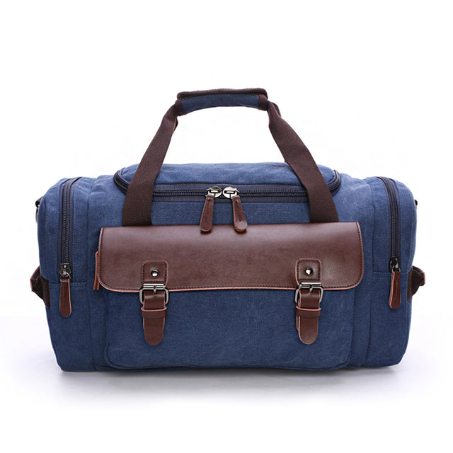 Men's duffel bag with spacious main compartment for travel and work
