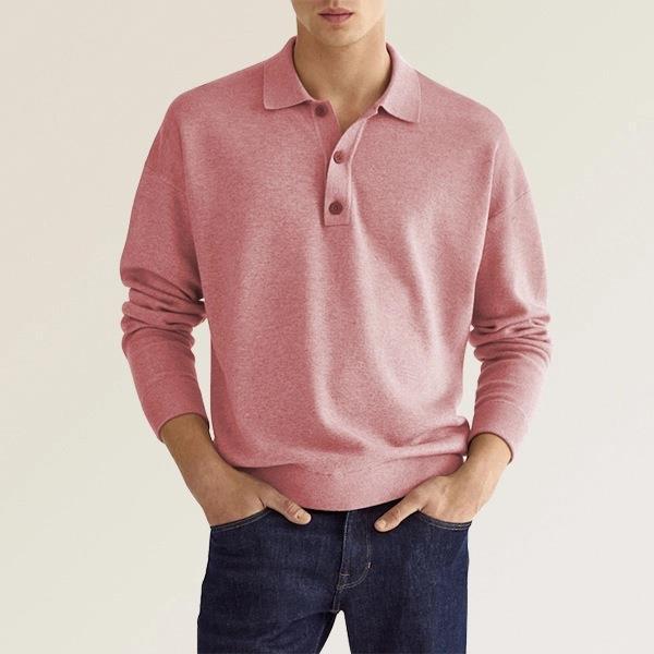 Detail of the polo shirt fabric and stitching