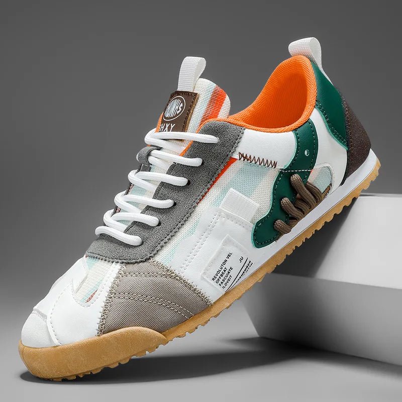 Men's Trail Sneakers With Suede Mesh